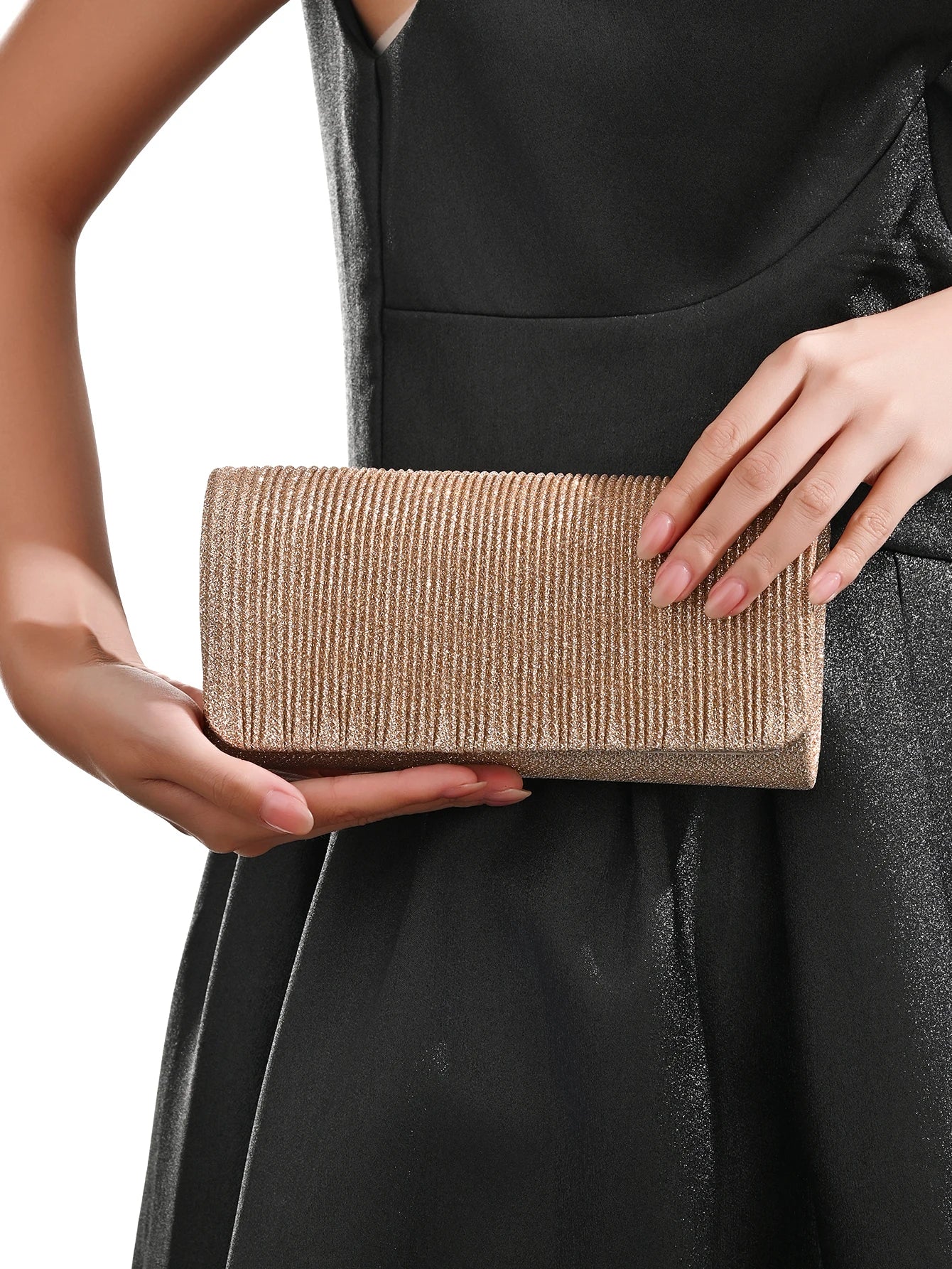 Women's Dinner Bag, European and American International Sequin Evening Bag Style, Chain Strap, Party Bag Strap Bag