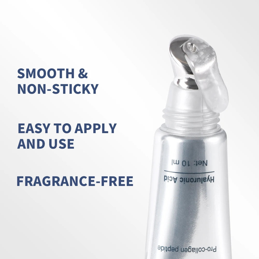 Lakerain Hyaluronic Acid Instant Lip Plumping Lip Oil Lip Line Reduction Lip Care Essence Lip Gloss Women Moisturizing Lip Tint