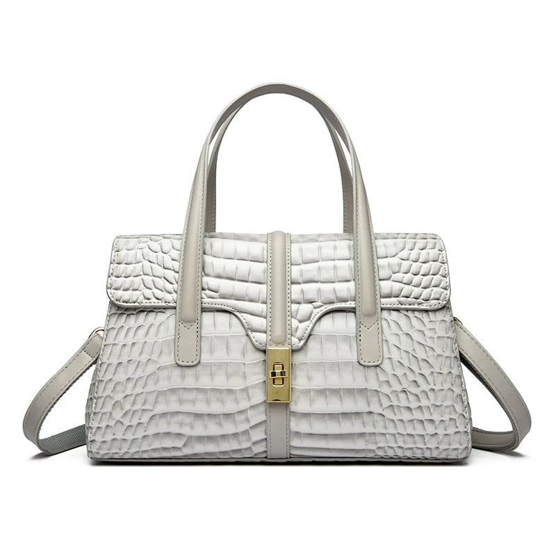Luxury Shoulder Tote Bag Alligator Patent Leather Hand Bags for Women 2025 Designer Daily commuting Handbags HIgh Quality Sac
