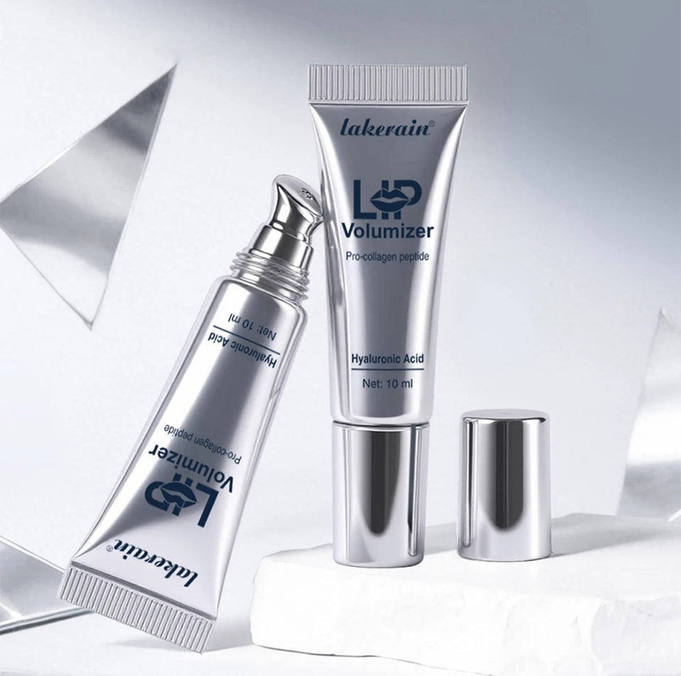 Lakerain Hyaluronic Acid Instant Lip Plumping Lip Oil Lip Line Reduction Lip Care Essence Lip Gloss Women Moisturizing Lip Tint
