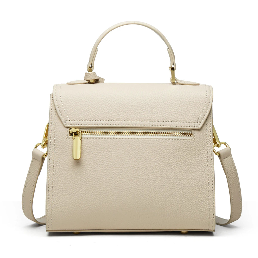 ZOOLER Genuine Leather Female Bags  Single Shoulder Handbags for Women Trend 2026 Luxury Brand Bag Designer Purses Rice #SC1513